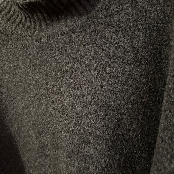 For The Republic Charcoal Soft Knit Wool Blend Turtleneck Sweater small petite - Picture 2 of 5